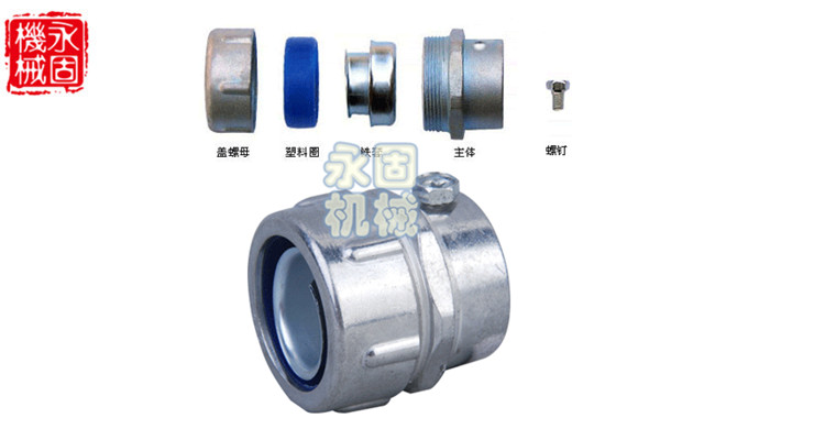 DKJ卡套式包塑軟管接頭產品圖片